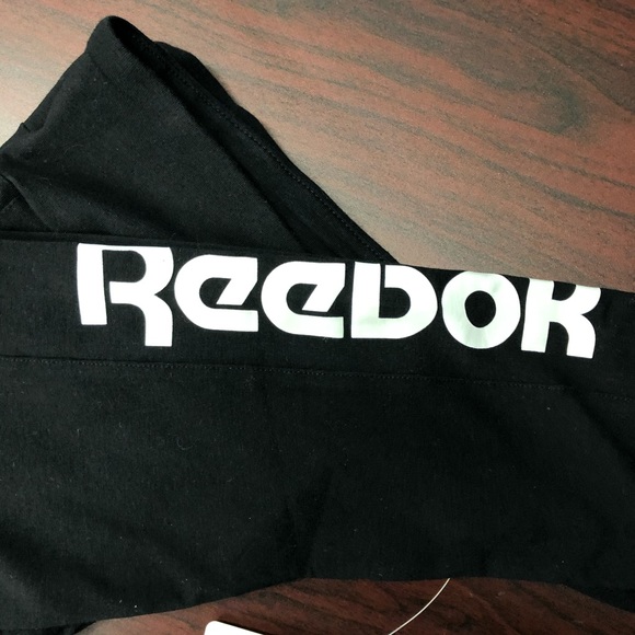 Reebok | Women's Logo Legging | Black | Size M - Picture 4 of 5